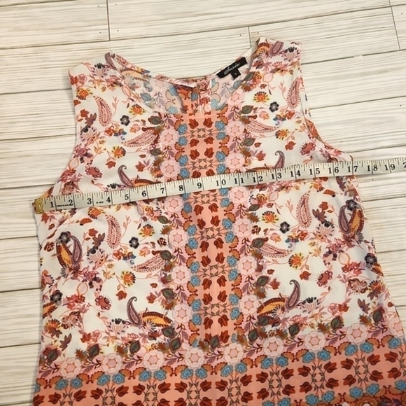 Womens Soiree Bohemian floral tank top size Small. - Picture 14 of 15